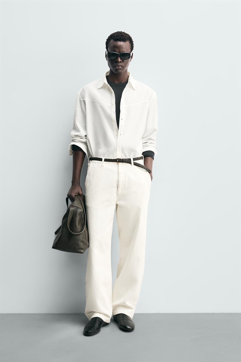 РУБАШКА СТРУЯЩЕГОСЯ ПОКРОЯ В КОВБОЙСКОМ СТИЛЕ