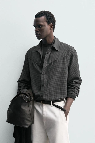 Рубашка WESTERN в клетку- Заказать в России