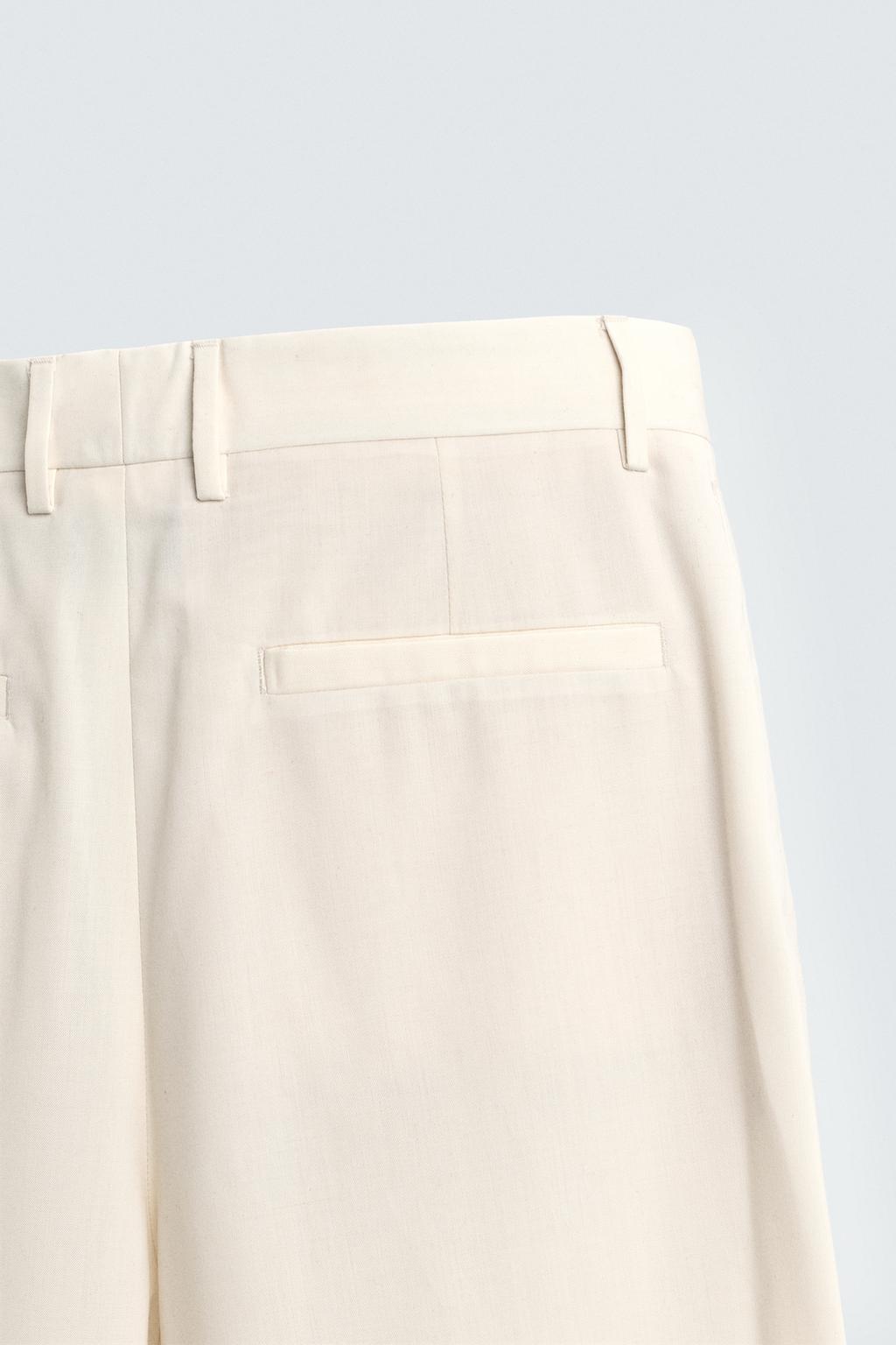 БРЮКИ СО СКЛАДКАМИ И ШЕРСТЬЮ