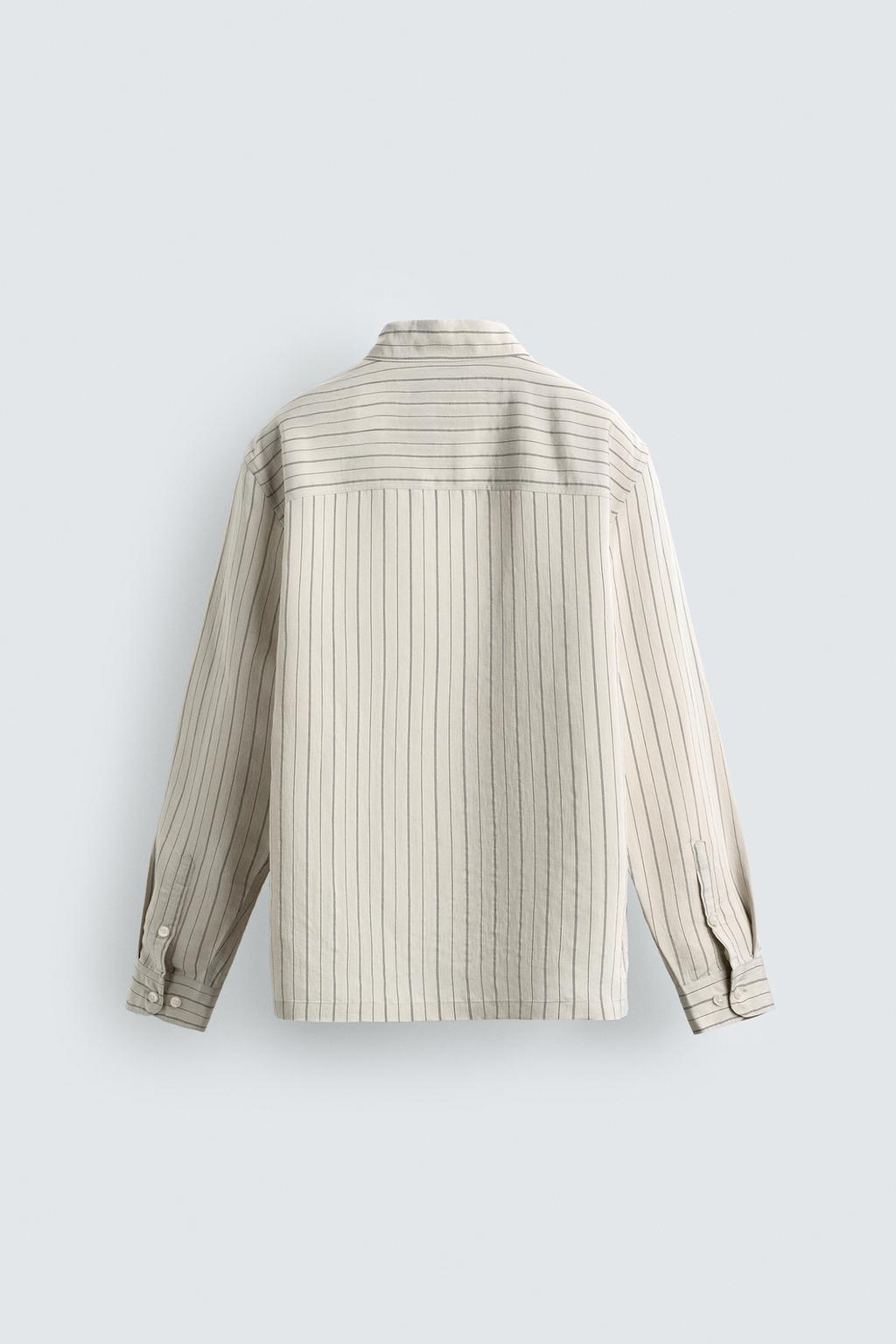 РУБАШКА СВОБОДНОГО КРОЯ В ПОЛОСКУ