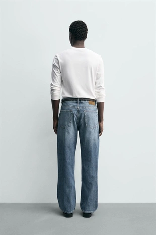 Джинсы STRAIGHT FIT BOOTCUT фактурные- Заказать в России