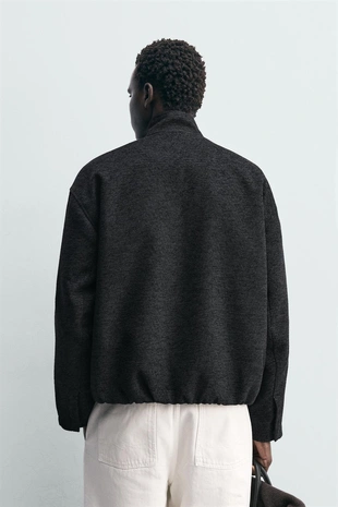 Куртка JACQUARD с геометрическим рисунком- Заказать в России