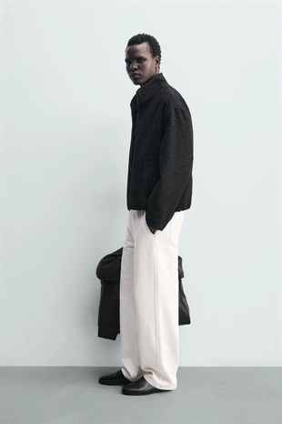 Куртка JACQUARD с геометрическим рисунком- Заказать в России