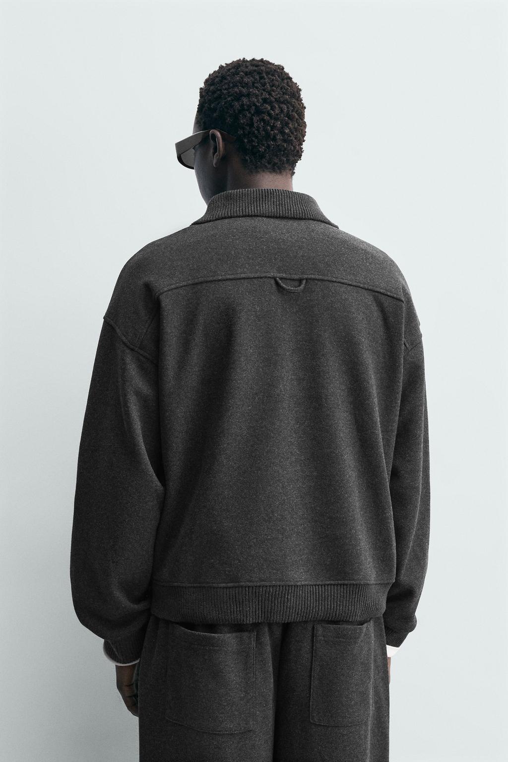 ТОЛСТОВКА ПОЛО С ТЕКСТУРОЙ