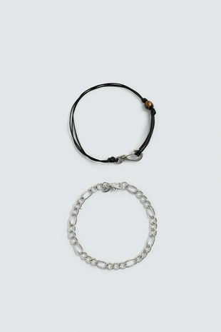 Браслет из вощеного шнура с бусиной из смолы- Заказать в России