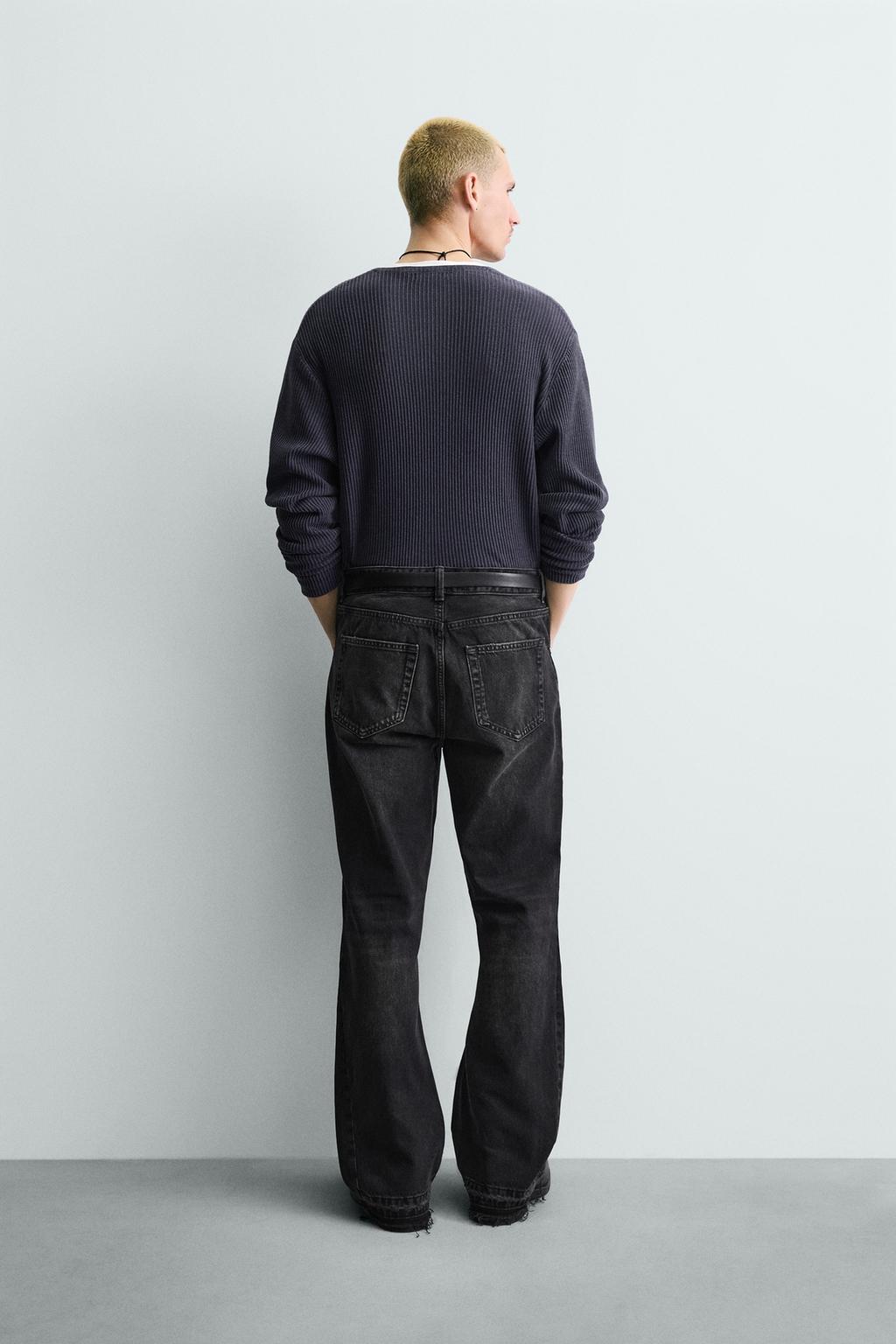 ДЖИНСЫ FLARE FIT С РАЗРЕЗАМИ