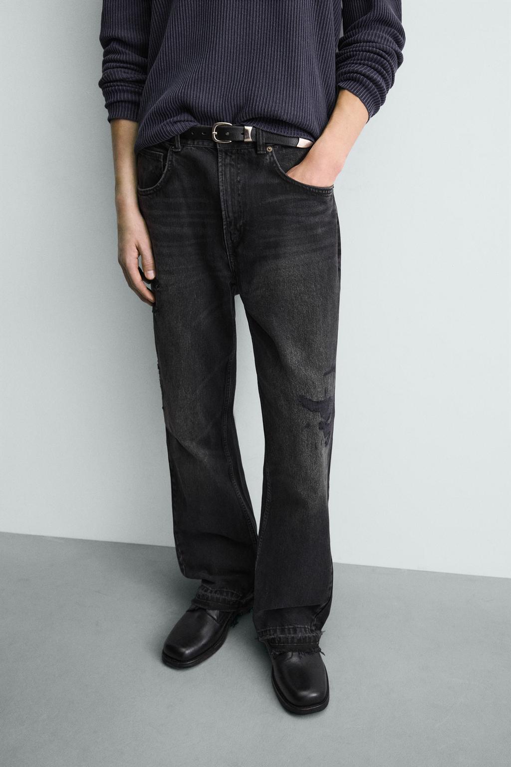 ДЖИНСЫ FLARE FIT С РАЗРЕЗАМИ