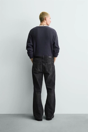 Джинсы FLARE FIT с разрезами- Заказать в России