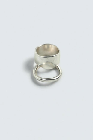 Набор из 2 колец с геометрическим рисунком- Заказать в России