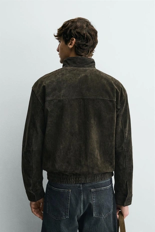 Замшевая куртка- Заказать в России