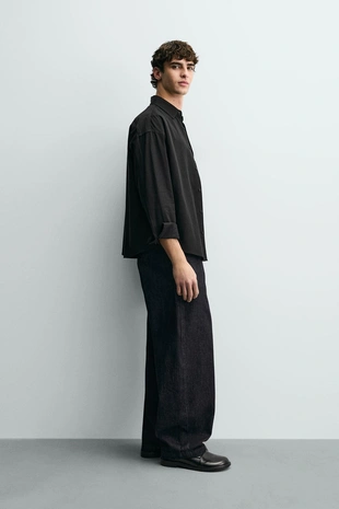 Рубашка струящегося кроя RELAXED FIT- Заказать в России