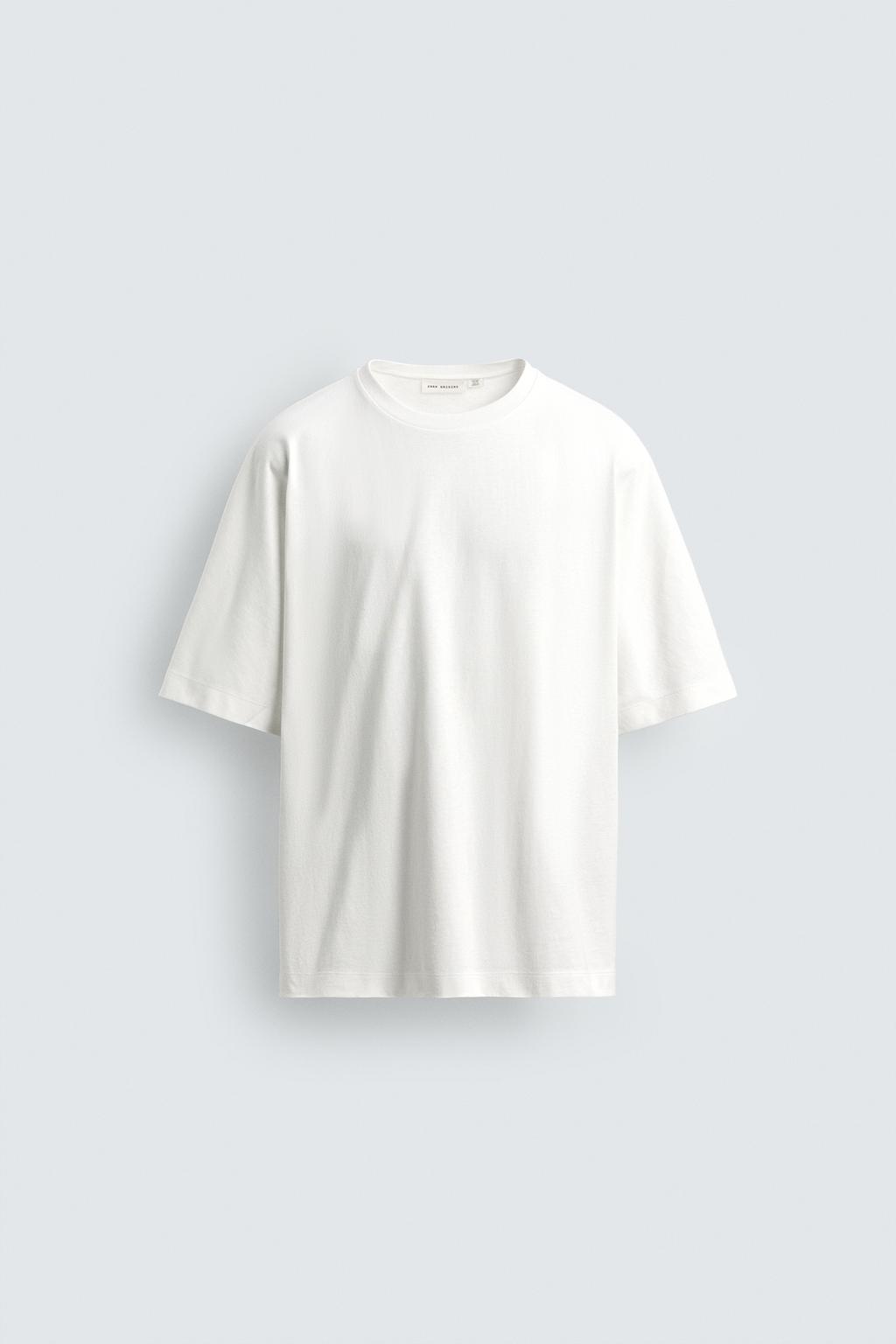 ФУТБОЛКА КЛАССИЧЕСКОГО КРОЯ С ЭФФЕКТОМ ПОТЕРТОСТИ