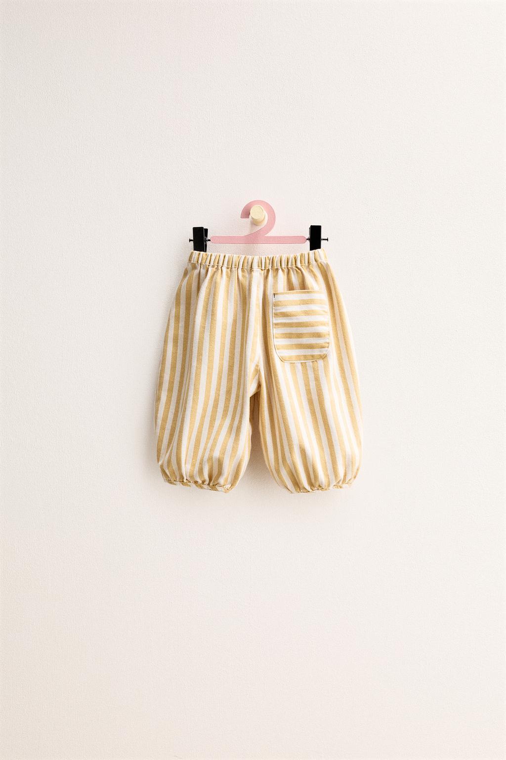 ZARA TIMELESS — БРЮКИ BAGGY ИЗ ТВИЛА В ПОЛОСКУ