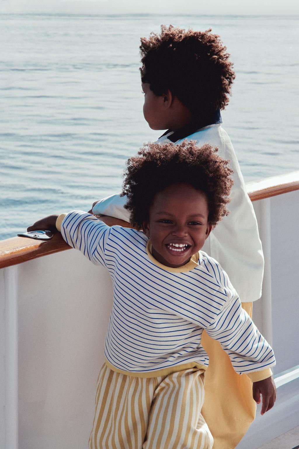 ZARA TIMELESS — БРЮКИ BAGGY ИЗ ТВИЛА В ПОЛОСКУ