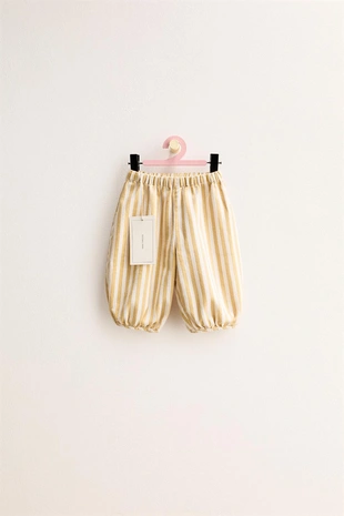 ZARA TIMELESS — брюки BAGGY из твила в полоску- Заказать в России