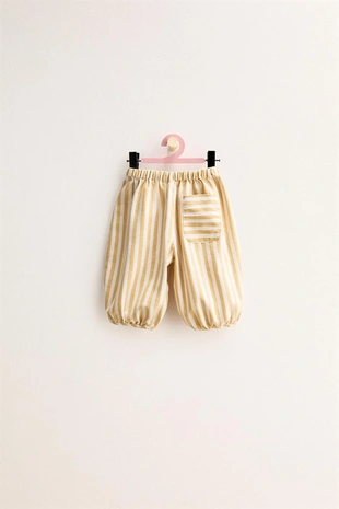 ZARA TIMELESS — брюки BAGGY из твила в полоску- Заказать в России