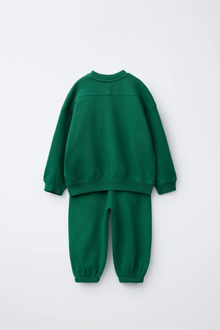 Комплект из толстовки и брюк-джоггеров с нашивкой- Заказать в России