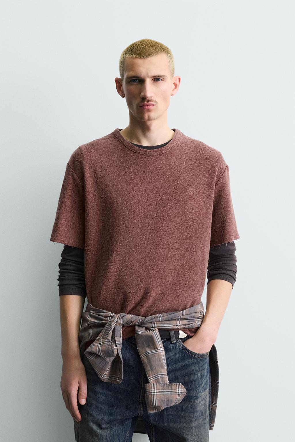 Майка из вязаного хлопкового трикотажа