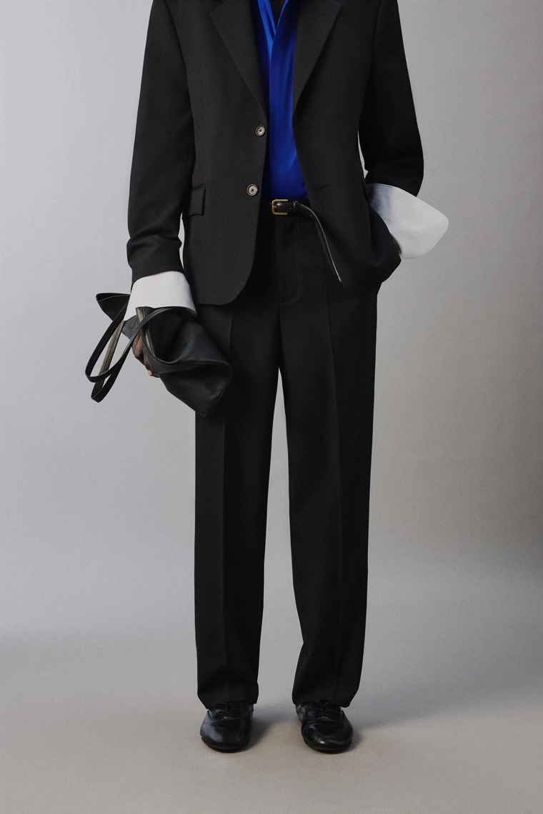 Брюки костюмные из ограниченной коллекции из 100% шерсти