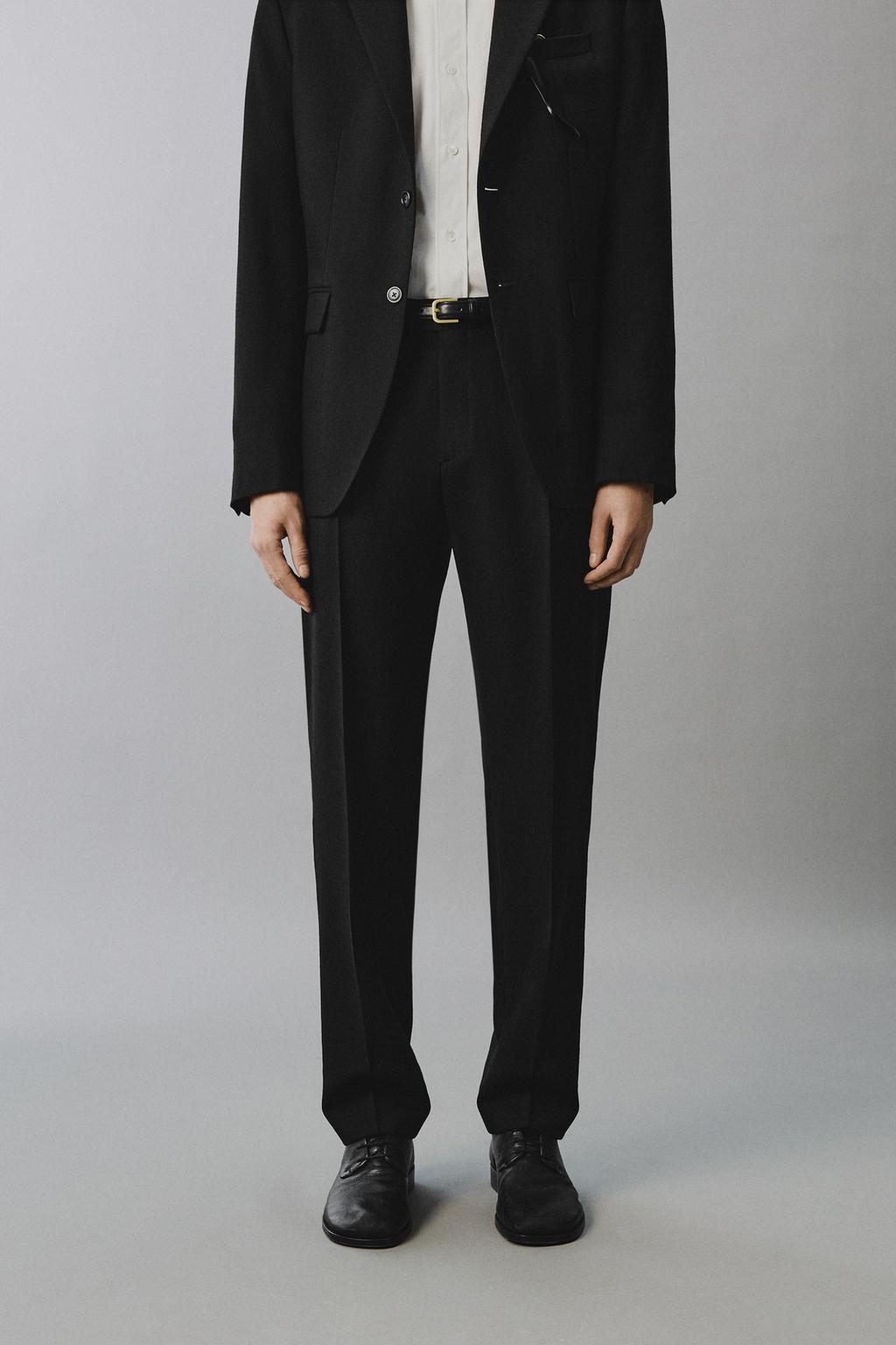 КОСТЮМНЫЕ БРЮКИ ИЗ 100% ШЕРСТИ