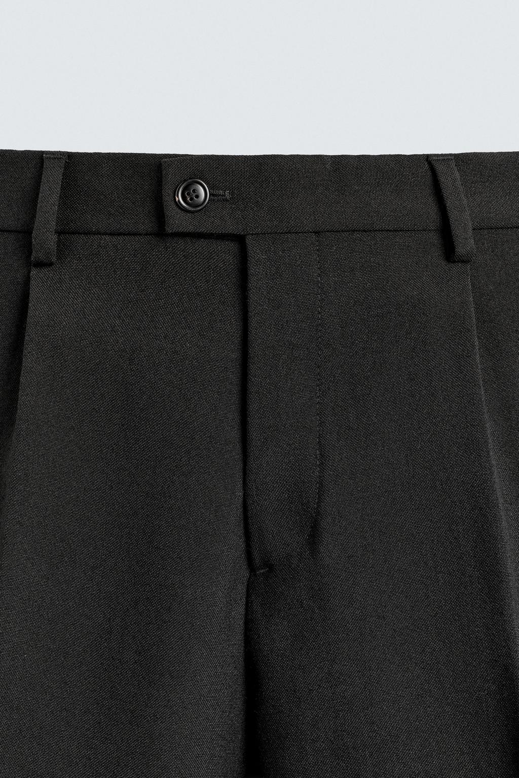 КОСТЮМНЫЕ БРЮКИ ИЗ 100% ШЕРСТИ