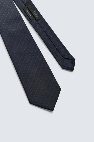 Галстук 100% шелк полосы- Заказать в России