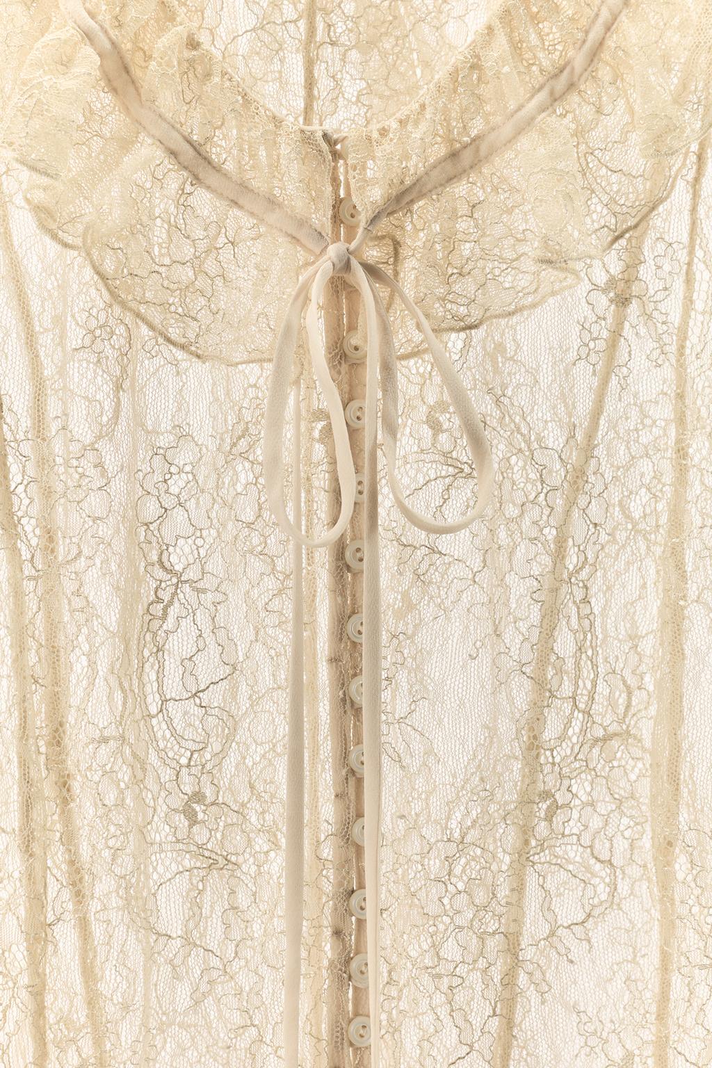 КРУЖЕВНАЯ РУБАШКА НА ПУГОВИЦАХ — ZW COLLECTION LIMITED EDITION