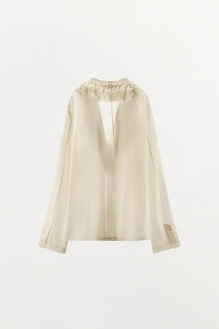 Струящаяся рубашка с воланами — ZW COLLECTION LIMITED EDITION- Заказать в России