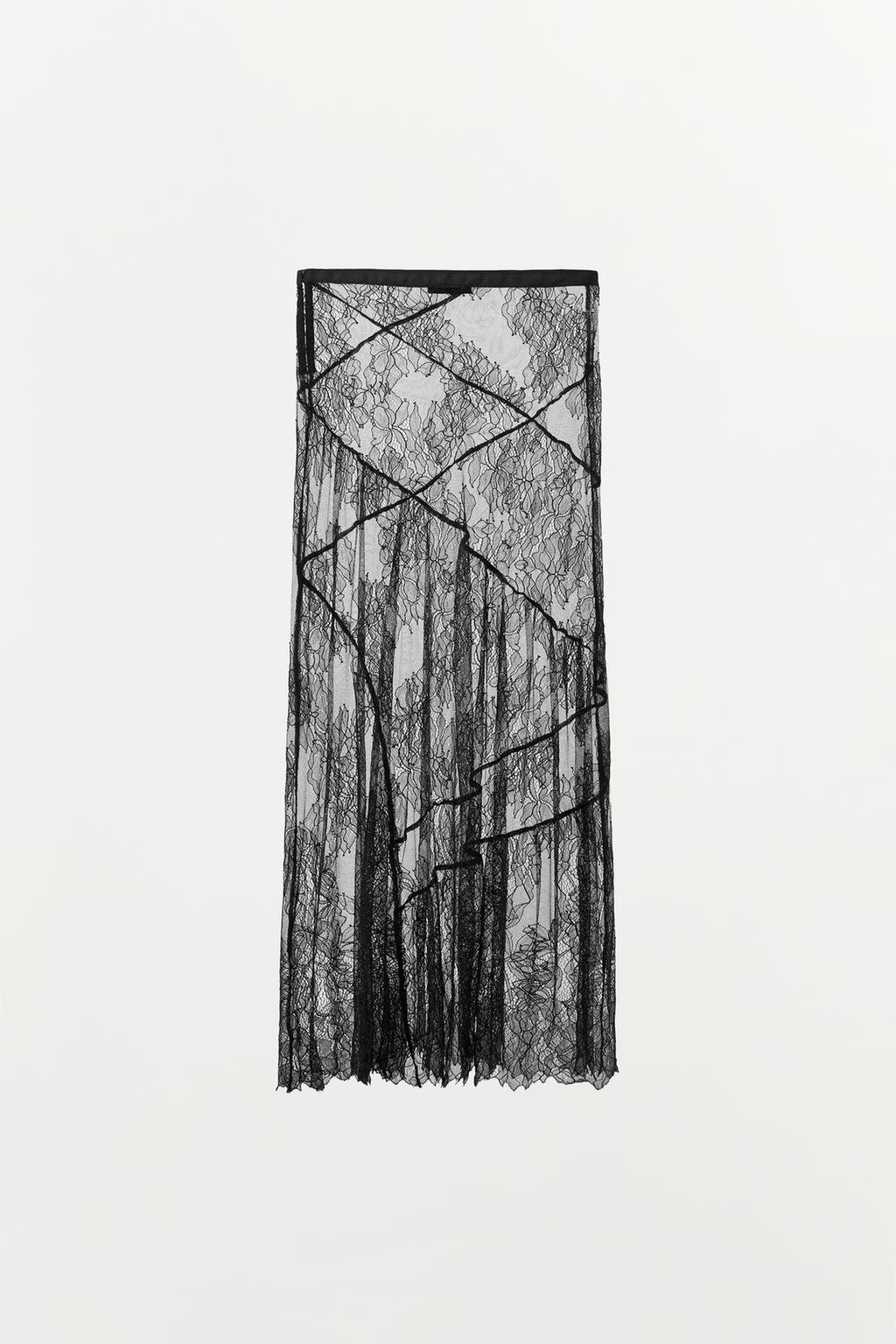 КРУЖЕВНАЯ ЮБКА МИДИ