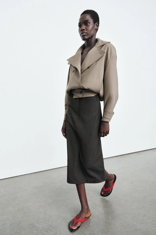 Прямая юбка миди — ZW COLLECTION- Заказать в России