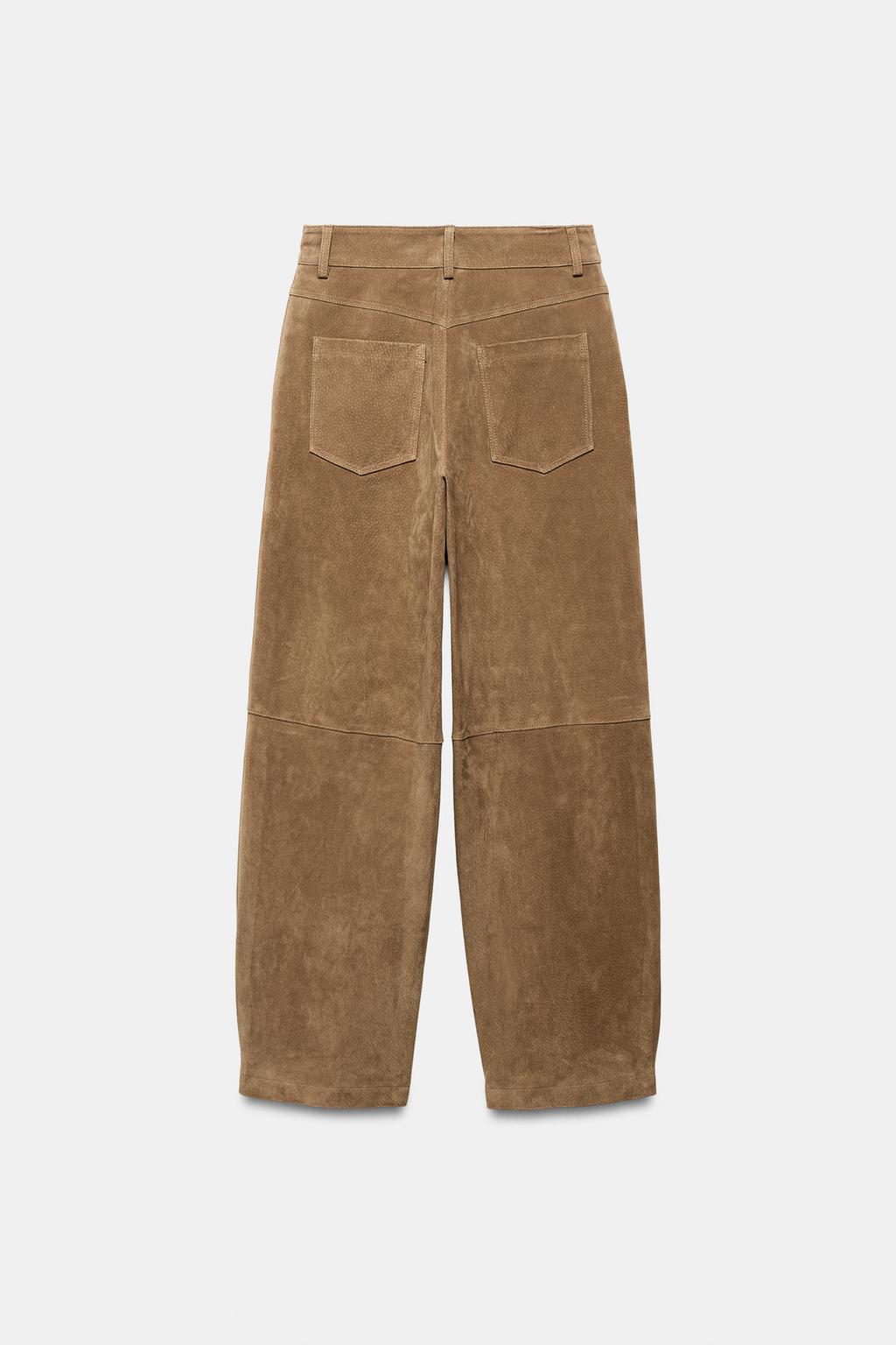 БРЮКИ ИЗ 100% ЗАМШИ