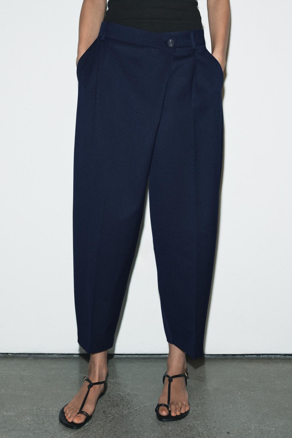 БРЮКИ С ПЕРЕКРЕСТНЫМ ПОЯСОМ