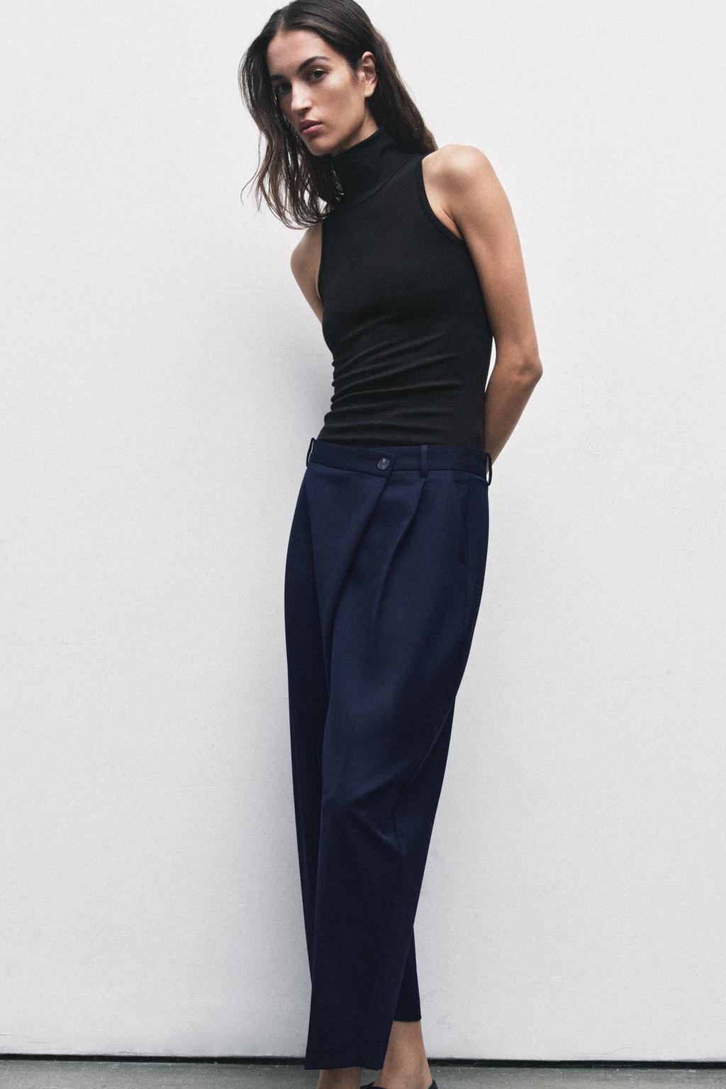 БРЮКИ С ПЕРЕКРЕСТНЫМ ПОЯСОМ