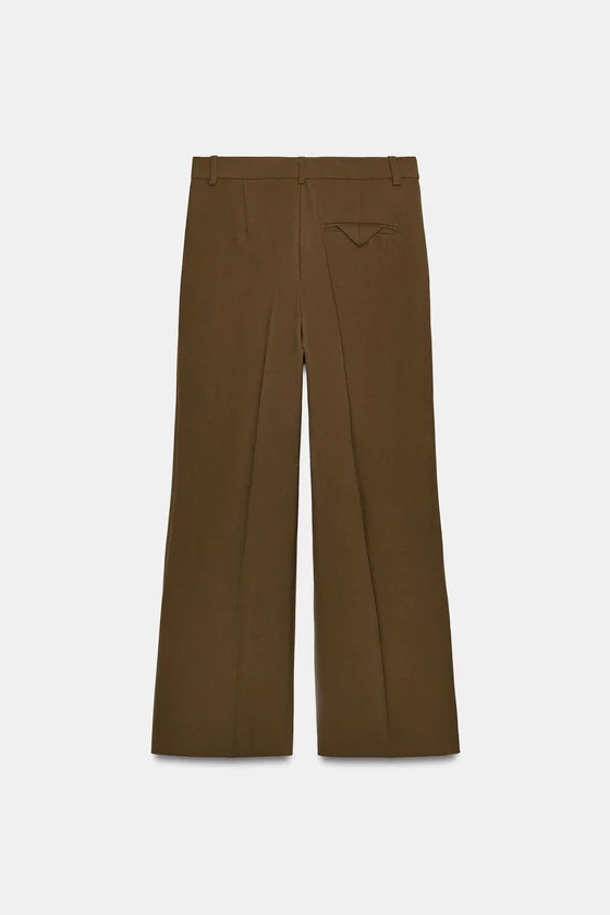 БРЮКИ ПРЯМОГО КРОЯ С РАЗРЕЗАМИ — коллекция Zara «ZW»