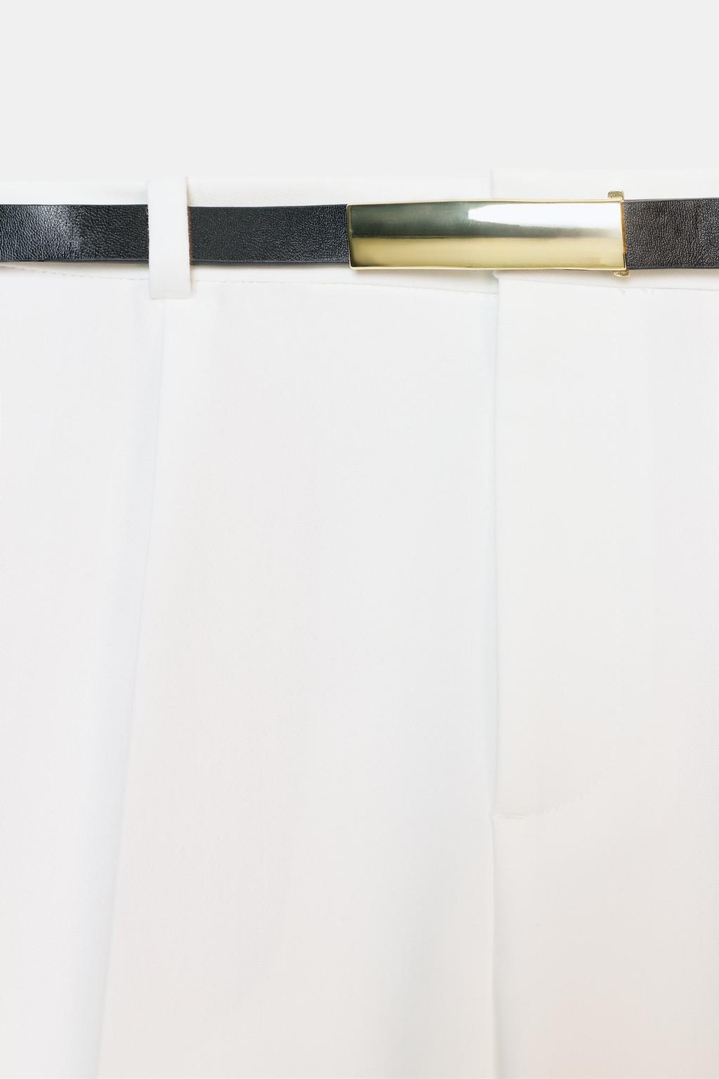 ПРЯМЫЕ БРЮКИ С ПОЯСОМ