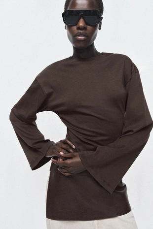 Кожаный ремень-юбка (100% кожа)- Заказать в России