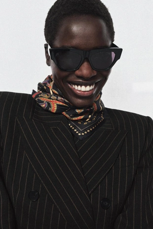 Ремень-платок с принтом- Заказать в России