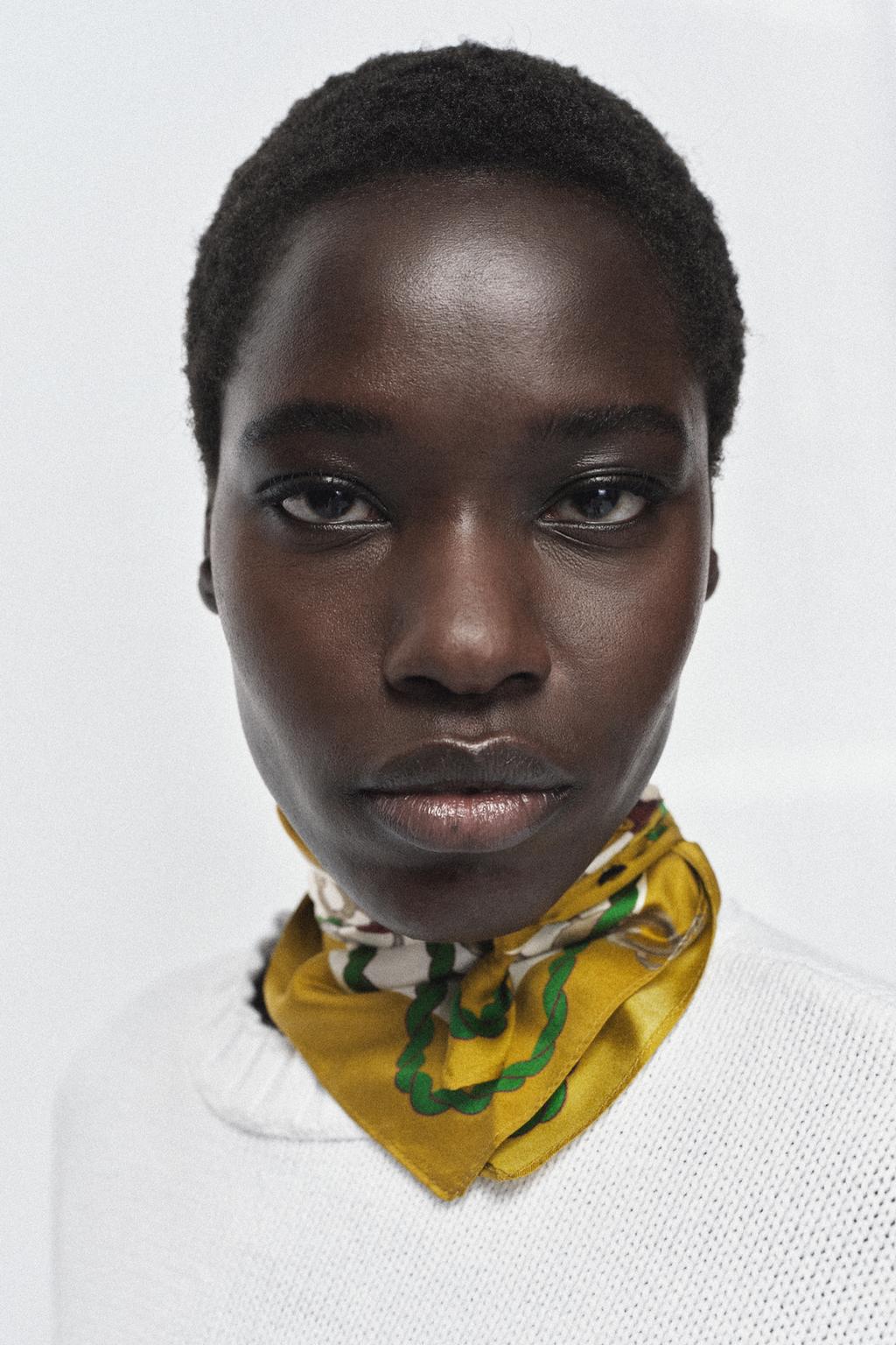 ПЛАТОК ИЗ 100% ШЕЛКА С ПРИНТОМ