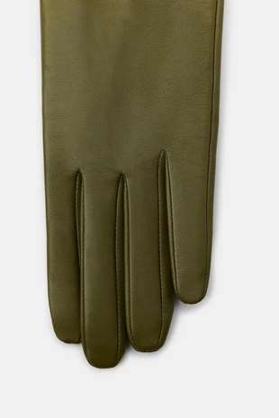 Длинные перчатки из 100% кожи- Заказать в России