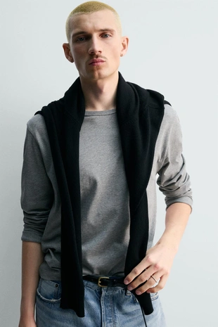 Футболка с длинными рукавами- Заказать в России