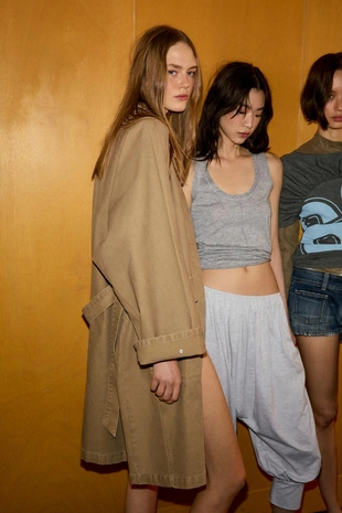 Длинный тренч оверсайз- Заказать в России