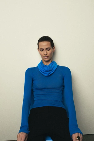 Футболка SUPIMA® с длинными рукавами- Заказать в России