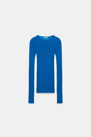 Футболка SUPIMA® с длинными рукавами- Заказать в России