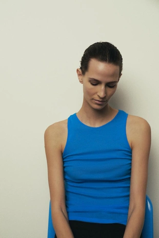 Топ SUPIMA® без рукавов- Заказать в России