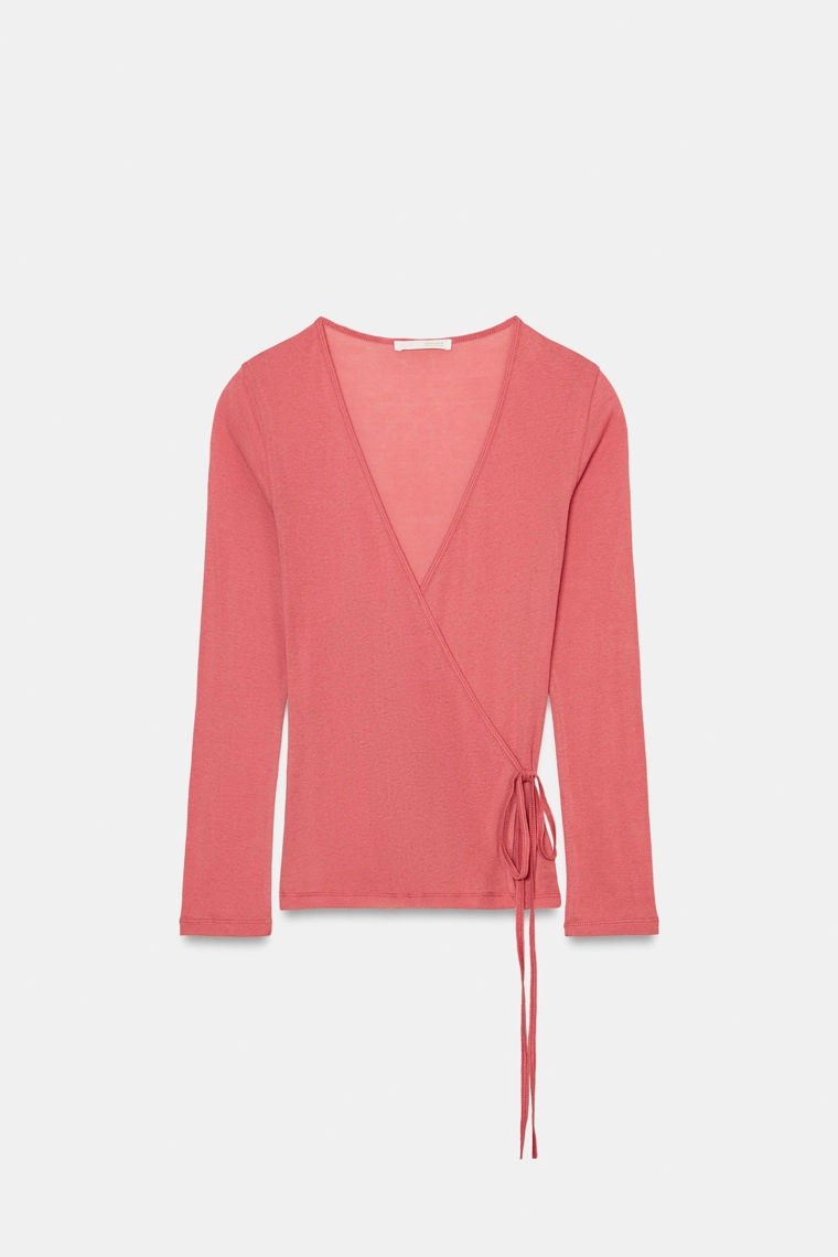 Футболка с завязкой из хлопка supima®