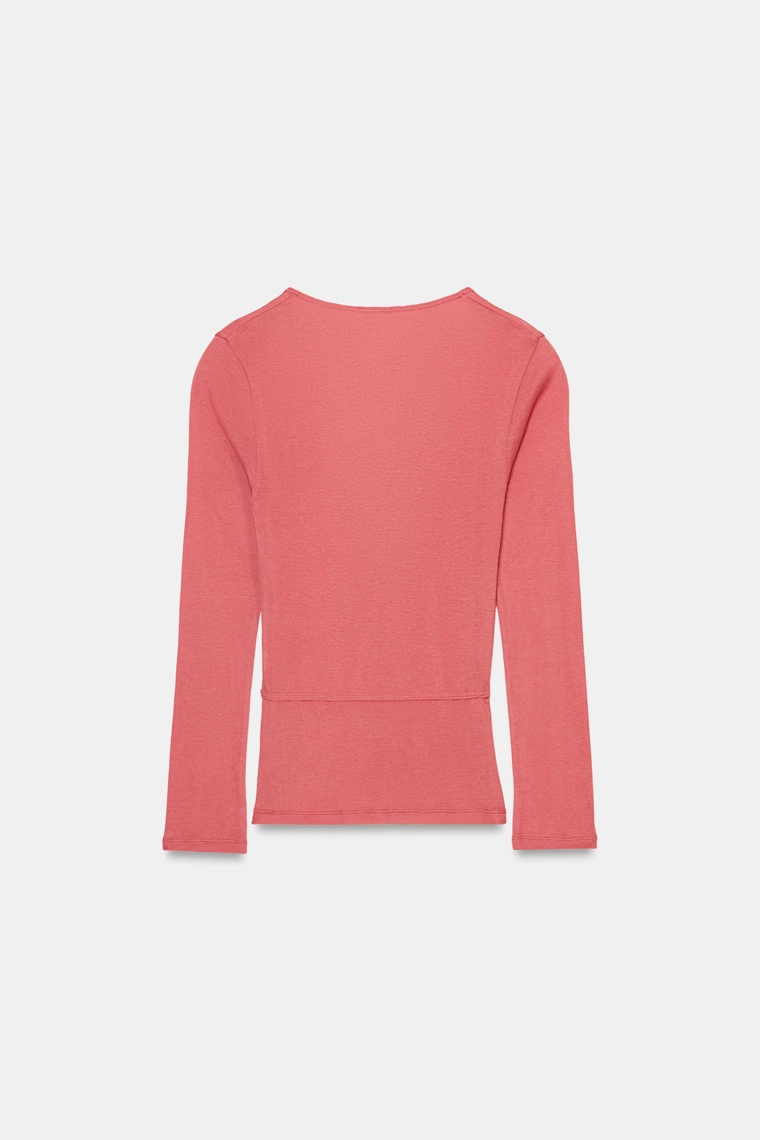 Футболка с завязкой из хлопка supima®