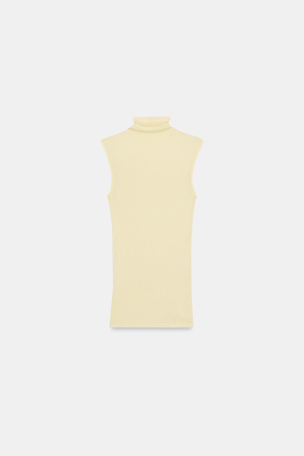 ТОП ИЗ ХЛОПКА SUPIMA® С ВОРОТНИКОМ-СТОЙКОЙ