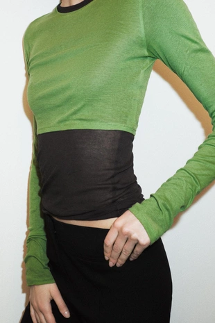 Укороченная футболка SUPIMA®- Заказать в России