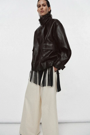 Куртка из искусственной кожи — ZW COLLECTION- Заказать в России