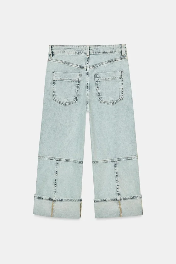 ДЖИНСЫ КАПРИ СО СРЕДНЕЙ ПОСАДКОЙ — коллекция Zara «ZW»